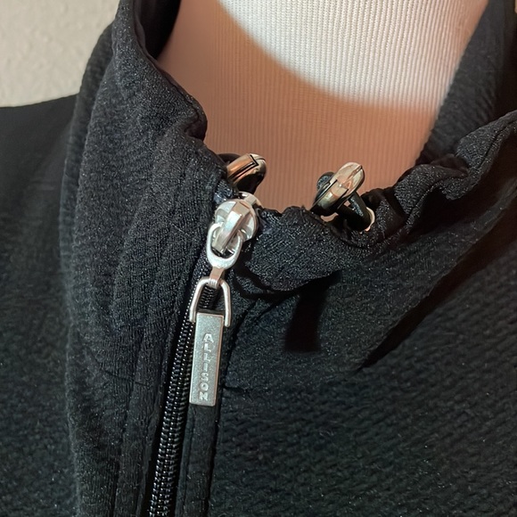 Allison Daley Black Full-Zip Knit Vest - Picture 3 of 4